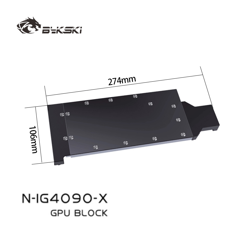 Rtx 4090 Water Block - مكثف تبريد مائي لوحدة معالجة الرسوميات